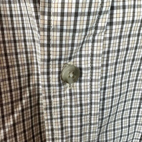 Eddie Bauer 80s 2 Ply Cotton Poplin Button Shirt Men’s L - Picture 6 of 7